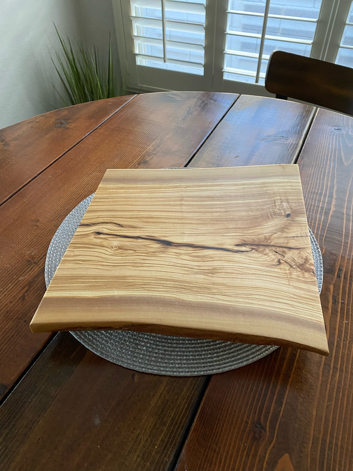 Live Edge Lazy Susan