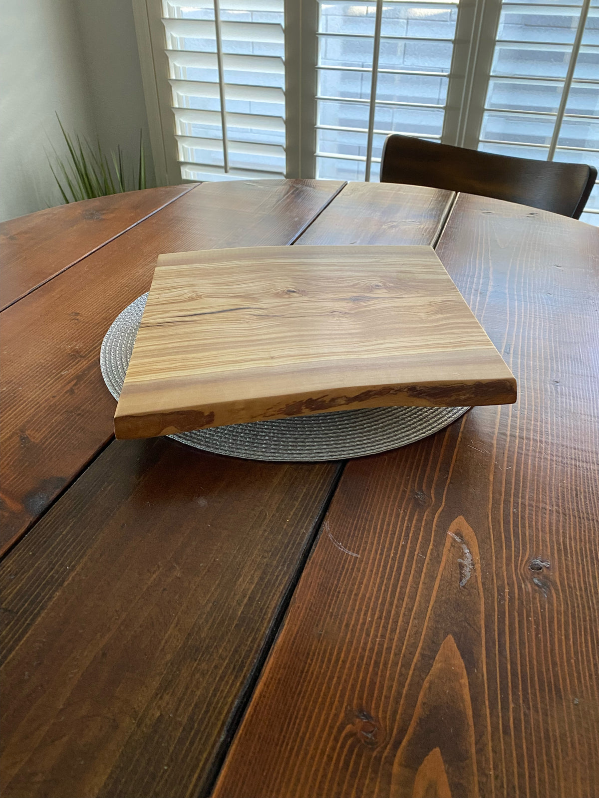 Live Edge Lazy Susan