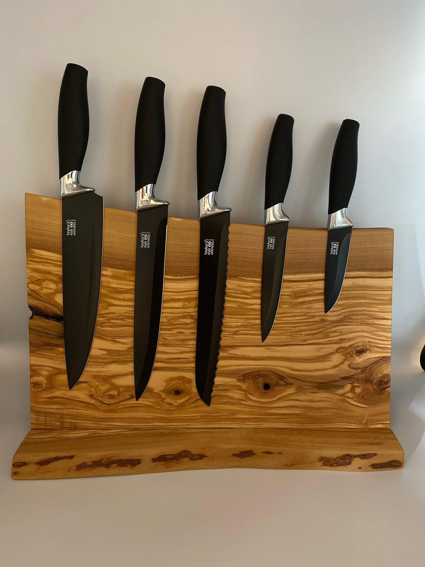 Custom Wood Countertop Options - Knife Storage