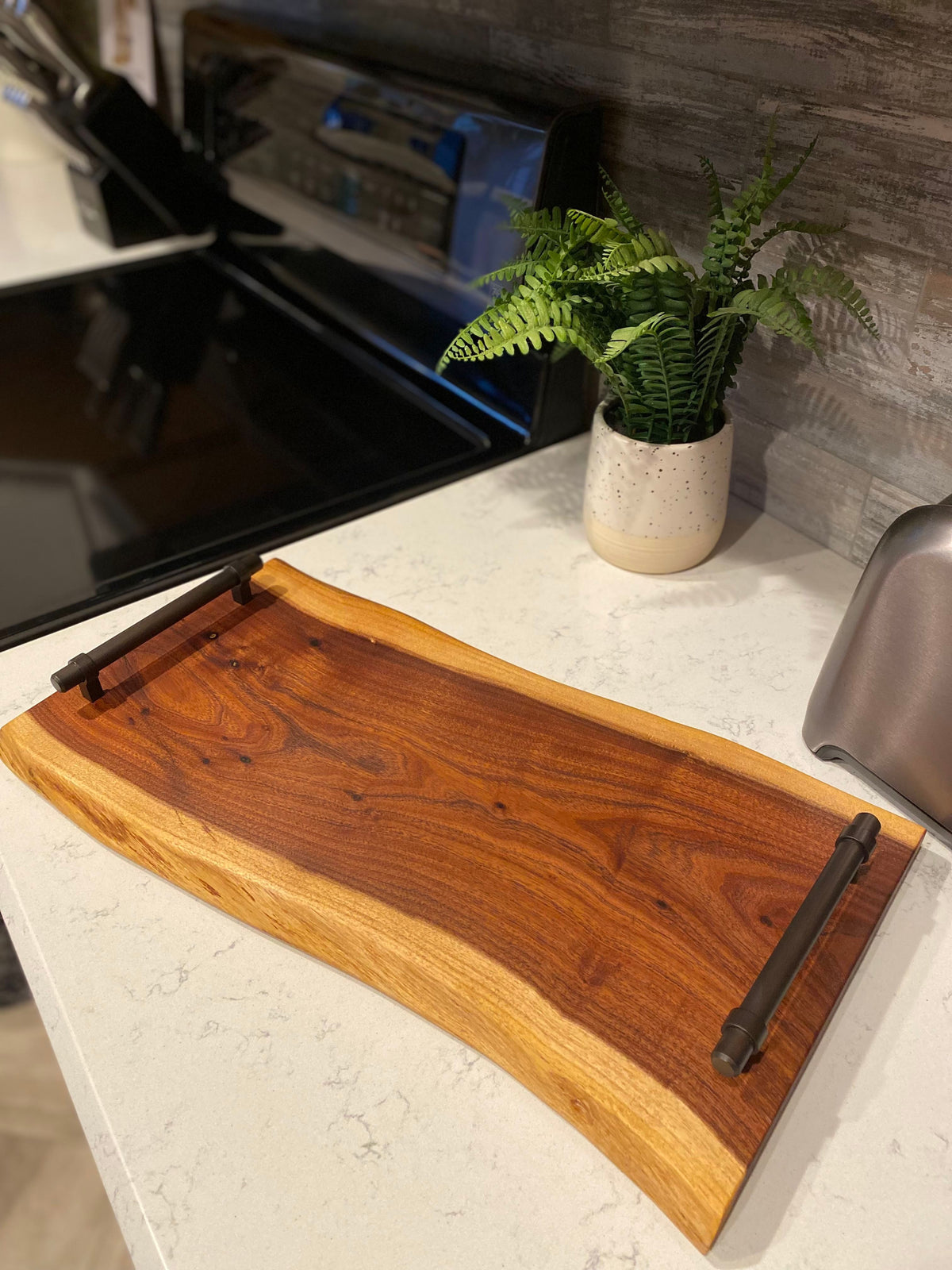 Custom Live Edge Charcuterie Board