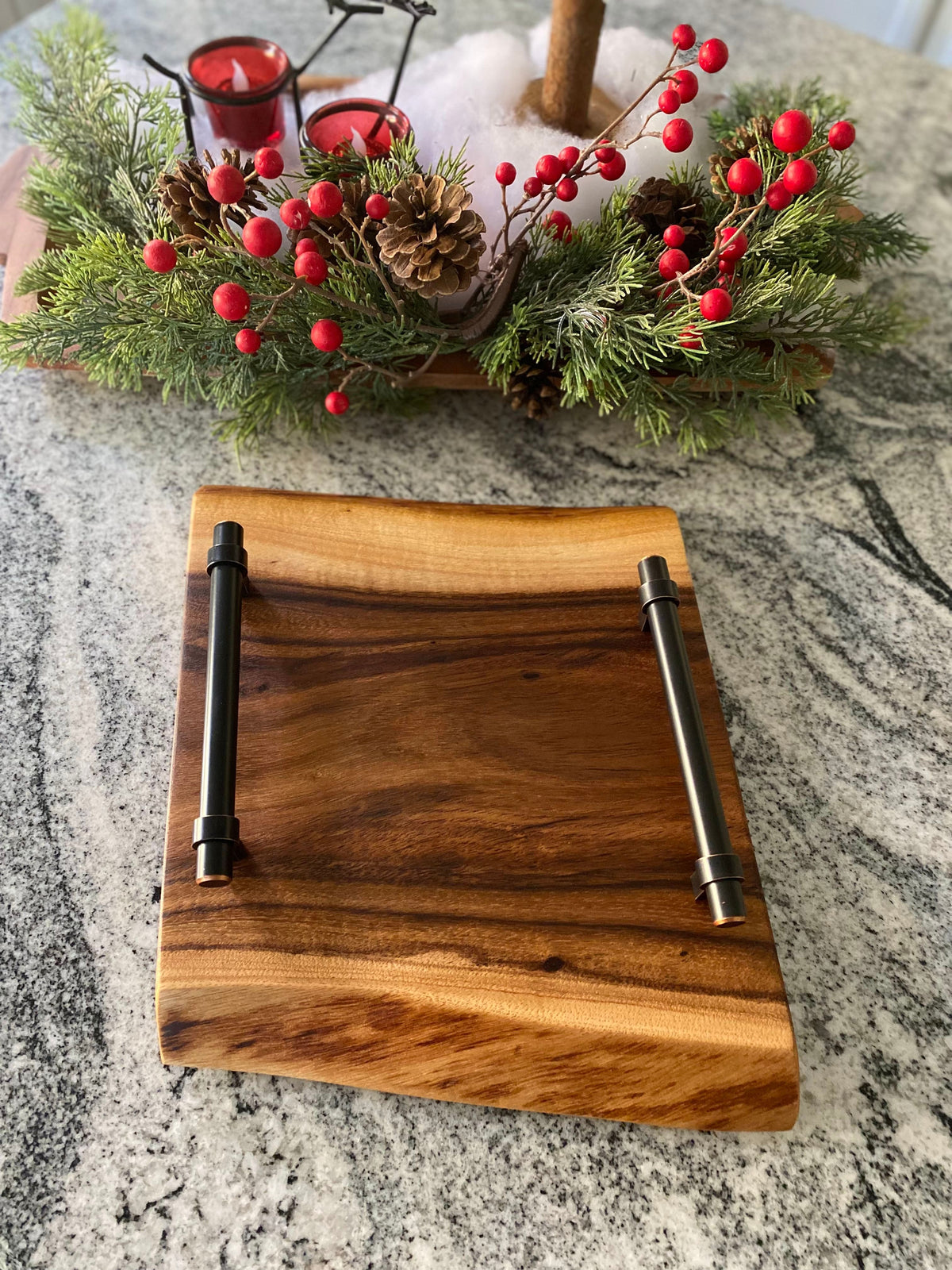 Custom Live Edge Charcuterie Board