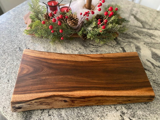 Custom Live Edge Charcuterie Board