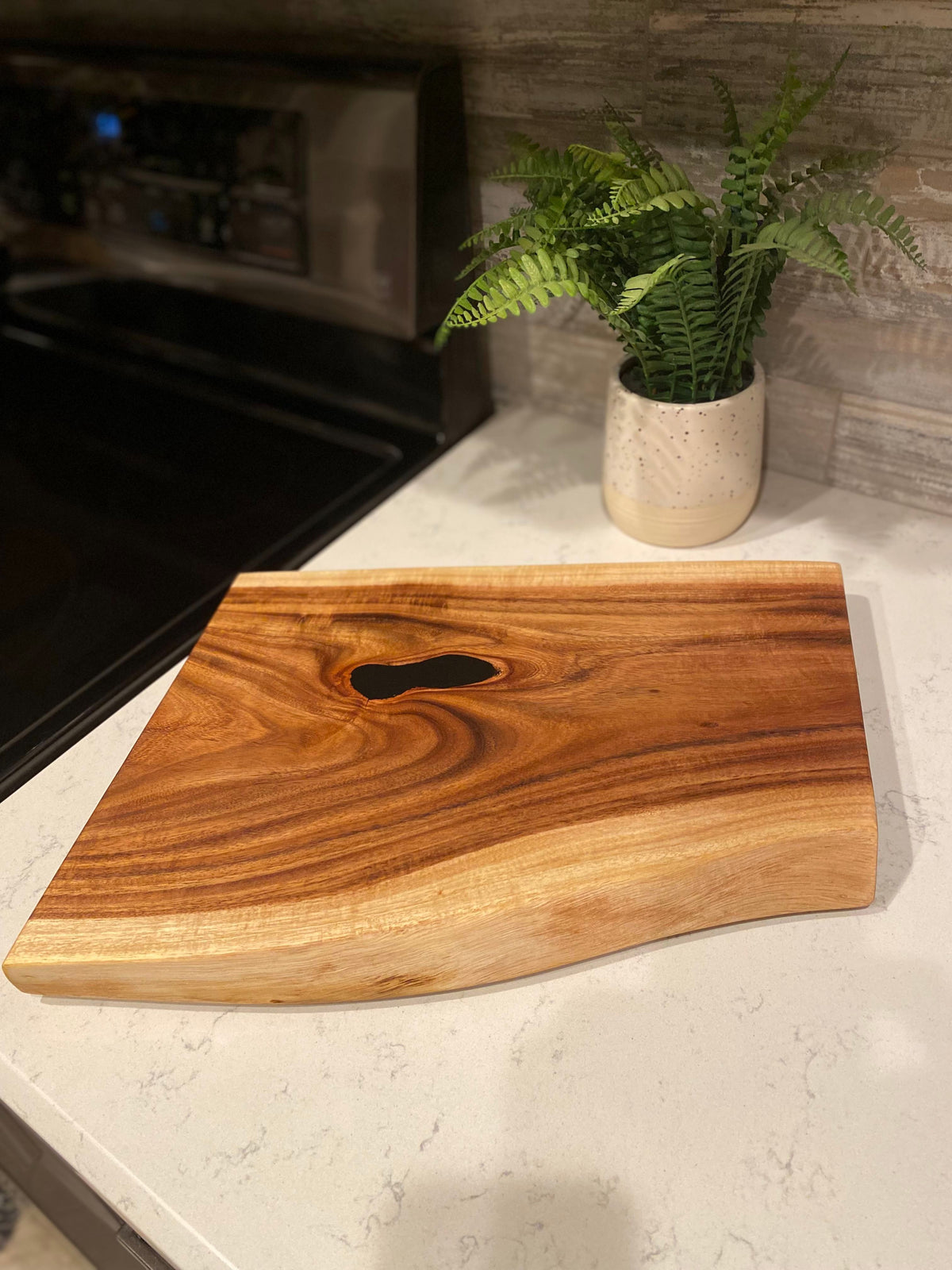 Custom Live Edge Charcuterie Board