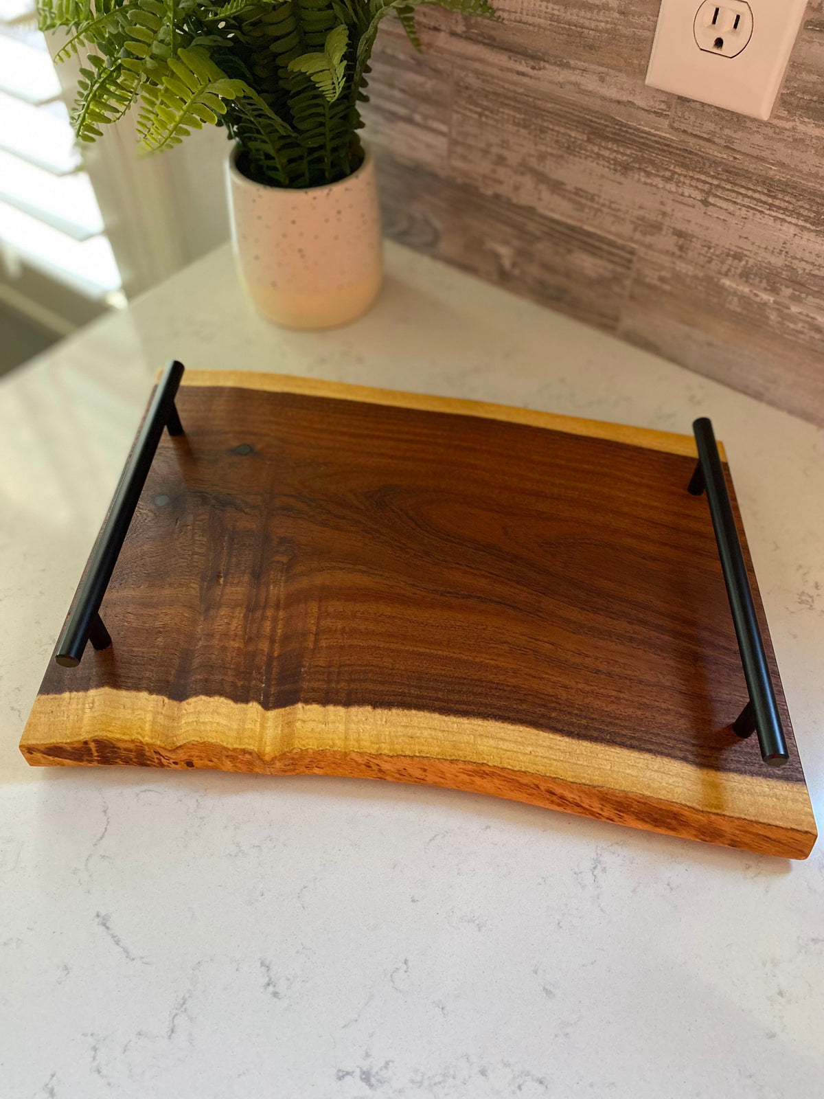 Custom Live Edge Charcuterie Board